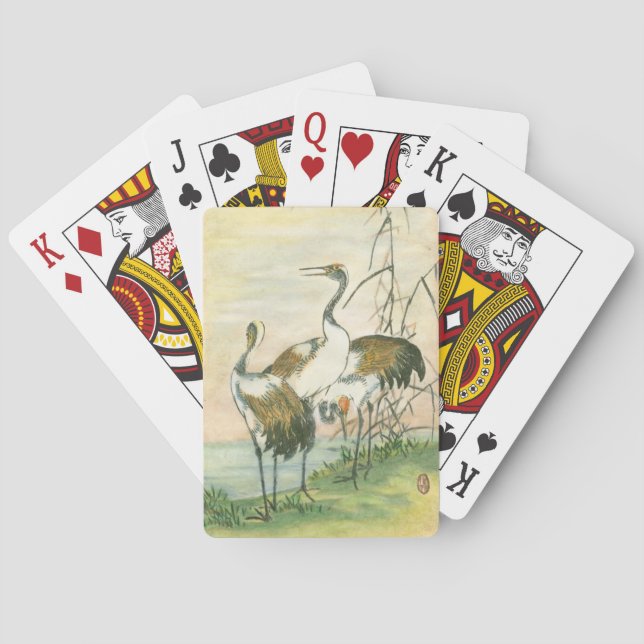 Jeu De Cartes Oriental Cranes by the Water (dos)