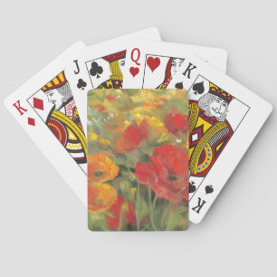Jeu De Cartes Oriental Poppy Field