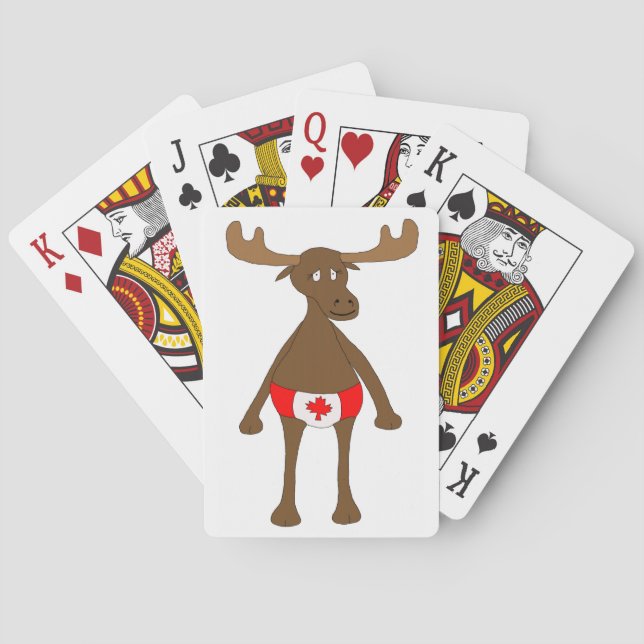 Jeu De Cartes Orignaux canadiens (dos)