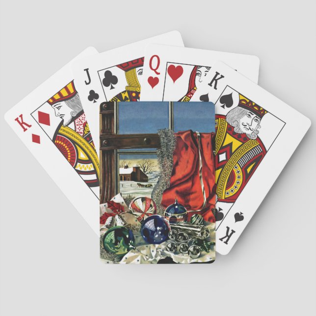 Jeu De Cartes Ornaments de Christmas (dos)