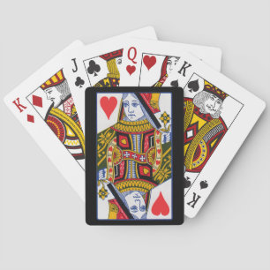 Jeu De Cartes Ornate Heart Queen Red Hearts Black Bicycle Playin