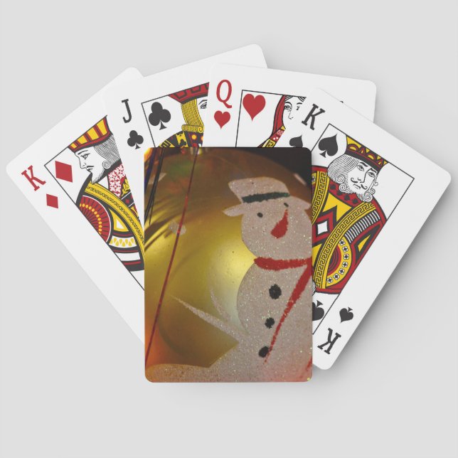 Jeu De Cartes Ornement de neige givrée (dos)