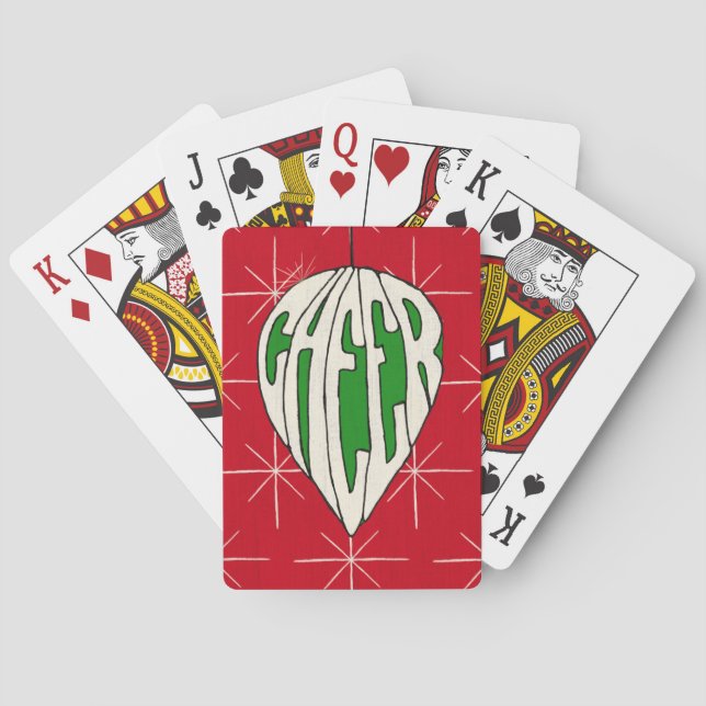 Jeu De Cartes Ornement de vacances (dos)