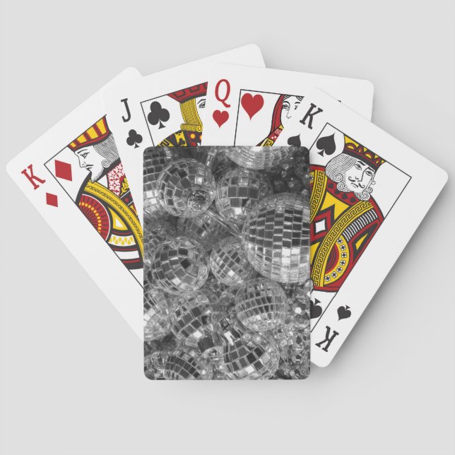 Jeu De Cartes Ornements de boules de disco (dos)