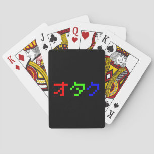 Jeu De Cartes OTAKU 8 bits Pixel japonais Katakana