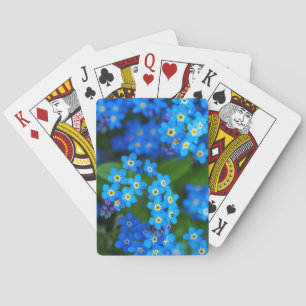 Jeu De Cartes Oubliez-moi les cartes de jeu florales