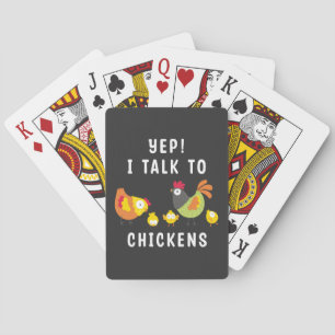 Jeu De Cartes Oui, Je Parle Aux Poulets