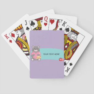 JEU DE CARTES OURS PERSONNALISABLE
