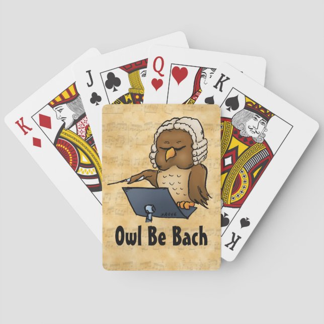 Jeu De Cartes Owl Be Back Funny Cartoon (dos)
