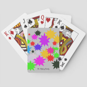 Jeu De Cartes Pack de cartes avec deux étoiles colorées