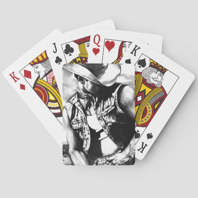 Jeu De Cartes Pack de cartes de jeu Art Cowboy (dos)