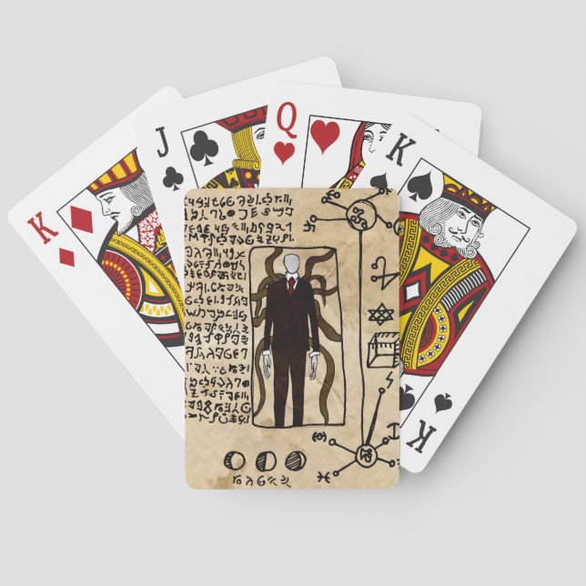 Jeu De Cartes Pages du Necronomicon (dos)
