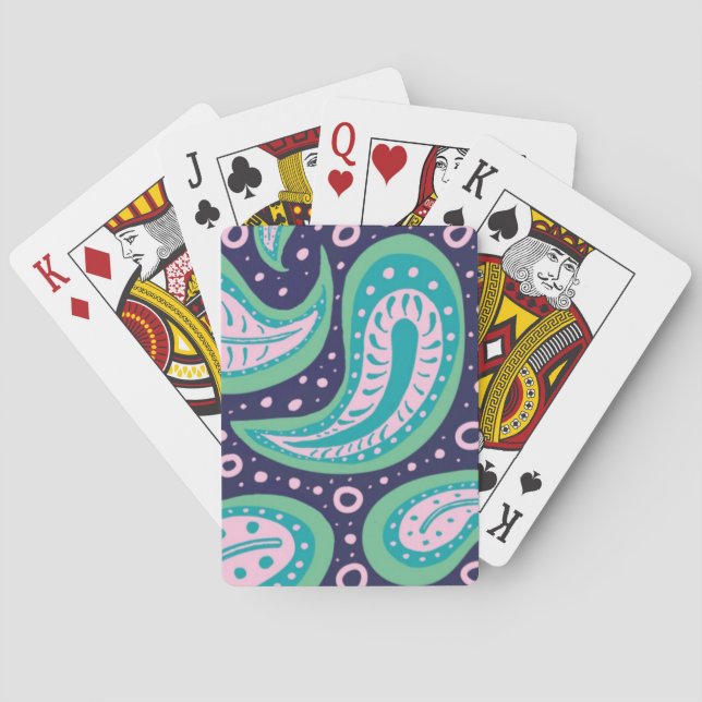Jeu De Cartes Paisley personnalisable (dos)