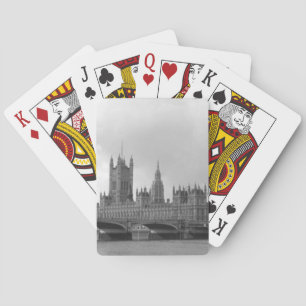 Jeu De Cartes Palais blanc noir de Westminster