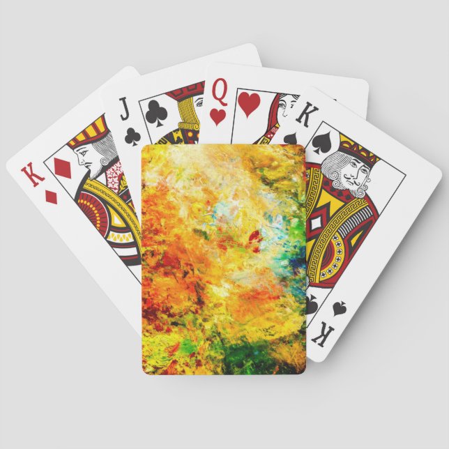 Jeu De Cartes Palette Artiste Colorée (dos)
