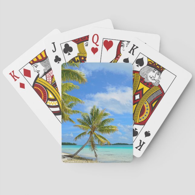 Jeu De Cartes Palm Beach tropicale dans le Pacifique (dos)