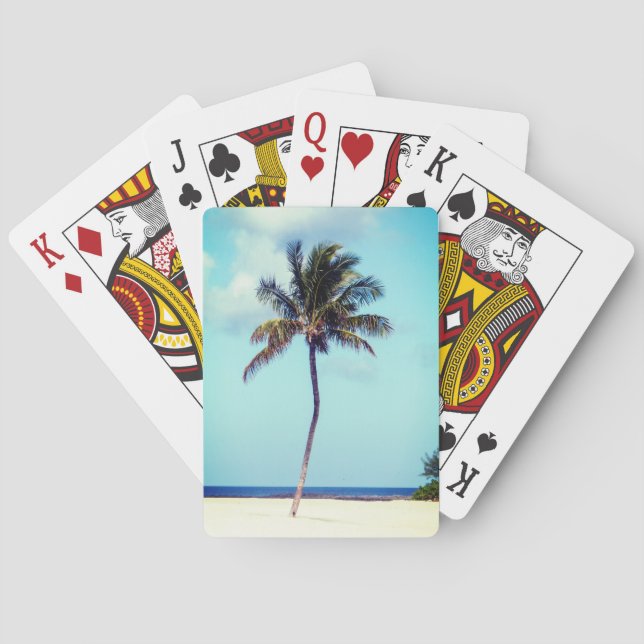 Jeu De Cartes Palmier de plage (dos)