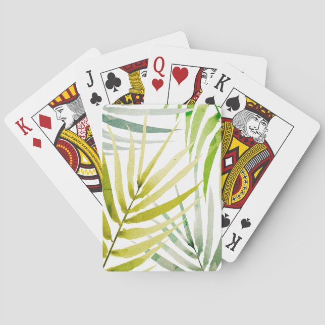 Jeu De Cartes Palmiers ombragés (dos)