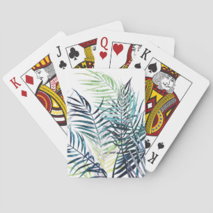 Jeu De Cartes Palmiers Twilight - Feuilles tropicaux