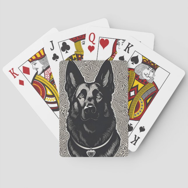 Jeu De Cartes Pantera jouant aux cartes (dos)