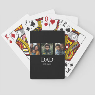Jeu De Cartes Papa a établi Moderne Gras Simple Noir 3 Photo