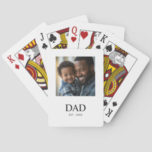 Jeu De Cartes Papa a établi une simple photo noire
