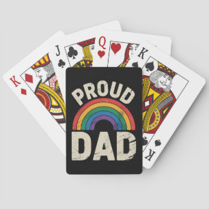 Jeu De Cartes Papa fier LGBTQ Fierté gay Fierté LGBT allié Fête