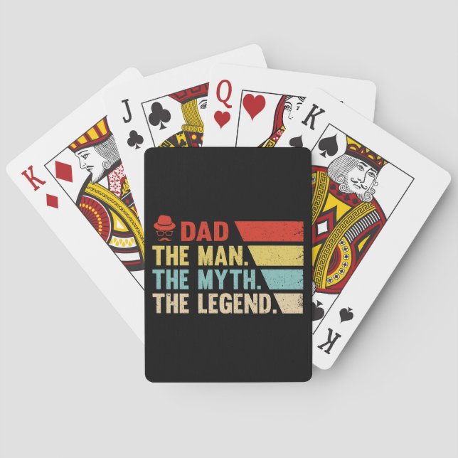 Jeu De Cartes Papa. L'Homme, Le Mythe, La Légende. (dos)