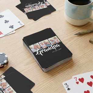 Jeu De Cartes Papapa a établi un script moderne noir 3 Photo
