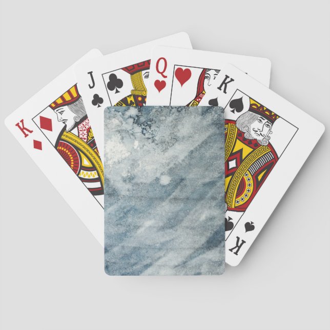Jeu De Cartes Papier aquarelle. (dos)