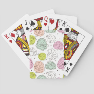 Jeu De Cartes papier peint enfants paon vintage