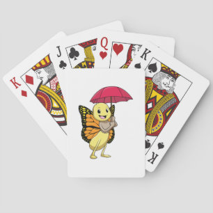 Jeu De Cartes Papillon avec parapluie