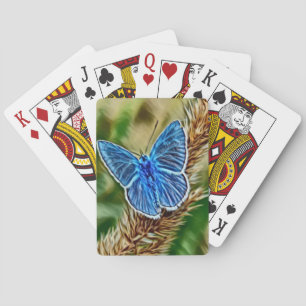 Jeu De Cartes Papillon bleu