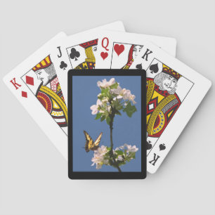 Jeu De Cartes Papillon Swallowtail sur Fleurs Jouer des cartes