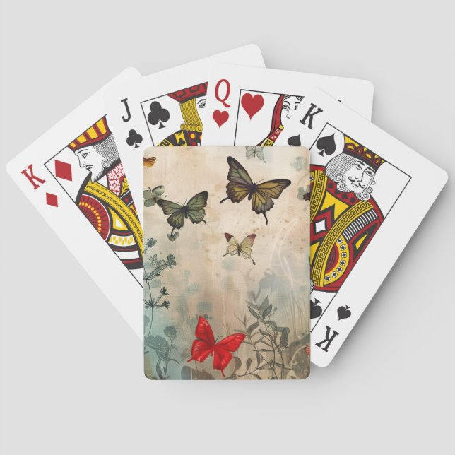 Jeu De Cartes Papillons (dos)