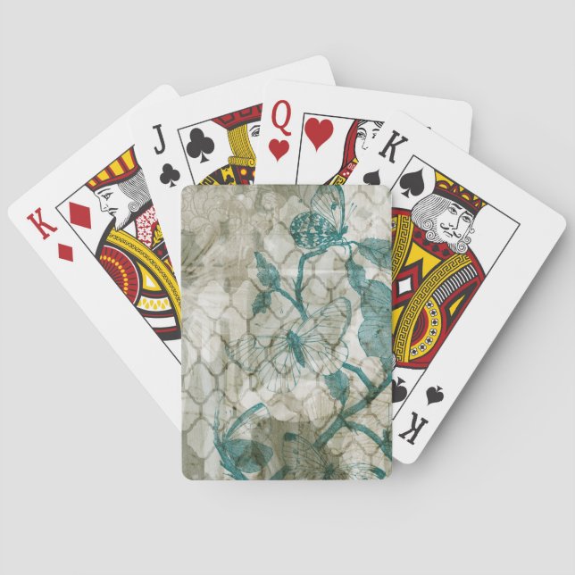 Jeu De Cartes Papillons arabes VI (dos)