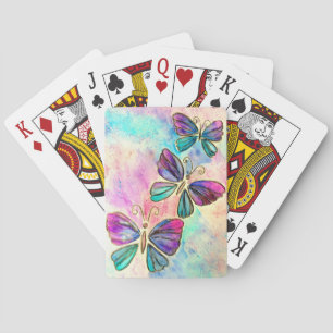 Jeu De Cartes Papillons colorés Jouer des cartes