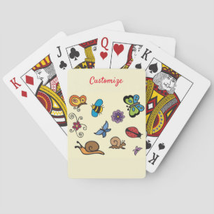 Jeu De Cartes Papillons Escargots Insectes Thunder_Cove