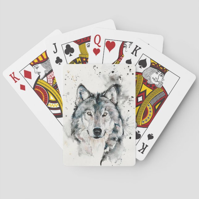 Jeu De Cartes Paquet de loups jouant aux cartes (dos)
