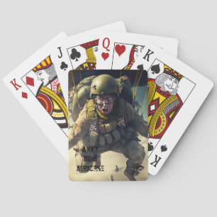 Jeu De Cartes Parachutiste de l'ARMÉE 82e