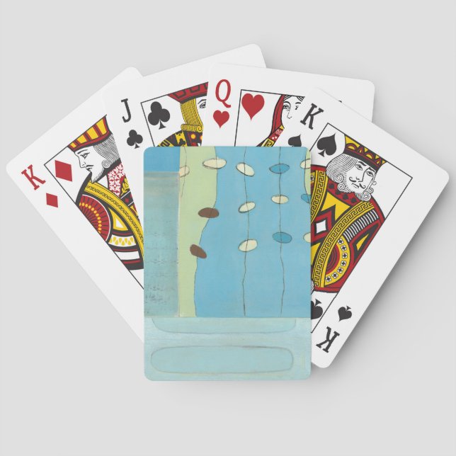 Jeu De Cartes Parade Abstraite des oeufs bleus (dos)