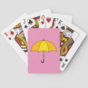 Jeu De Cartes Parapluie jaune