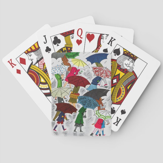 Jeu De Cartes Parapluies (dos)