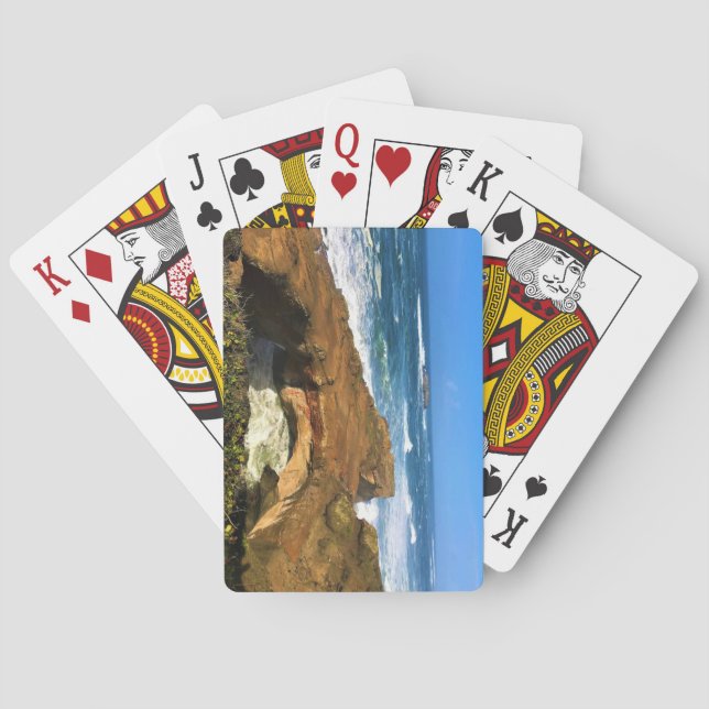 Jeu De Cartes Parc d'État du Punchbowl dans l'Oregon (dos)