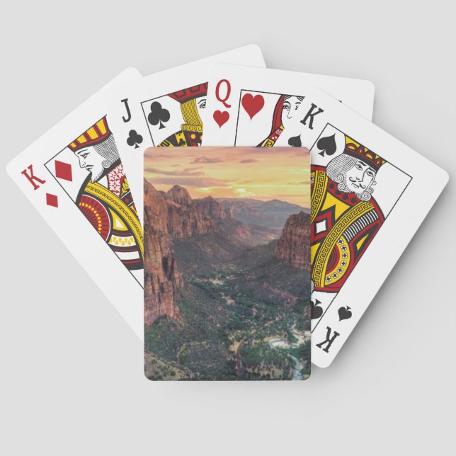 Jeu De Cartes Parc national de canyon de Zion (dos)