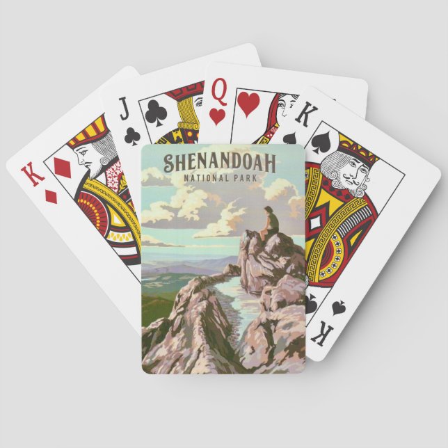 Jeu De Cartes Parc national de Shenandoah Jouer des cartes (dos)