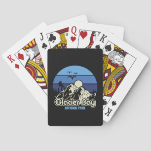 Jeu De Cartes Parc national de vintage Glacier Bay