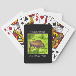 Jeu De Cartes Parc national de Yellowstone, Bison