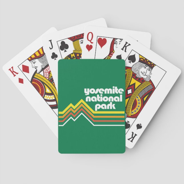 Jeu De Cartes Parc national de Yosemite (dos)