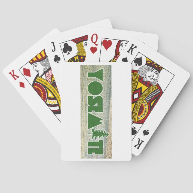 Jeu De Cartes Parc national de Yosemite (dos)